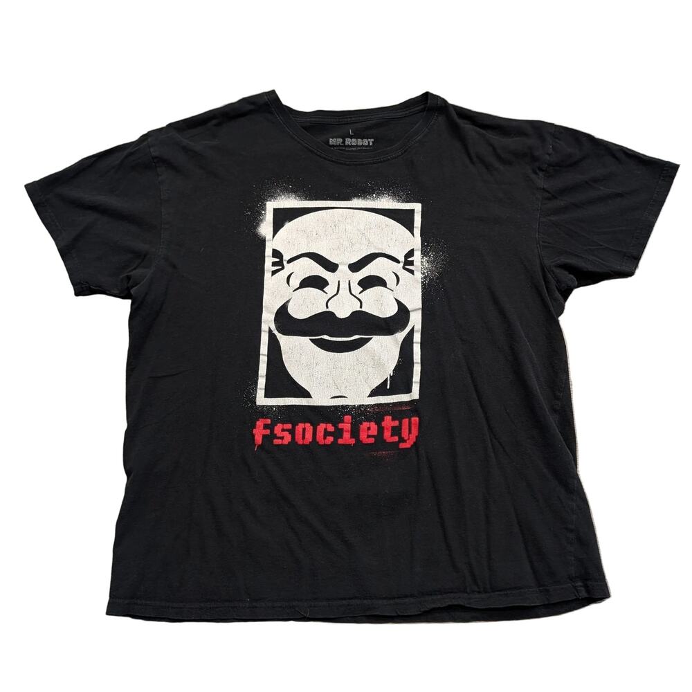 2015 Mr Robot Fsociety Mask T shirt